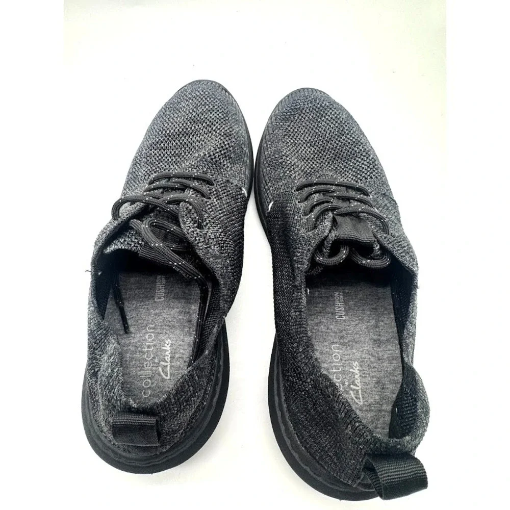 Clarks Step Urban Mix Shoes Sneakers Black Combi Collection Mens Size 8.5 M‎ US